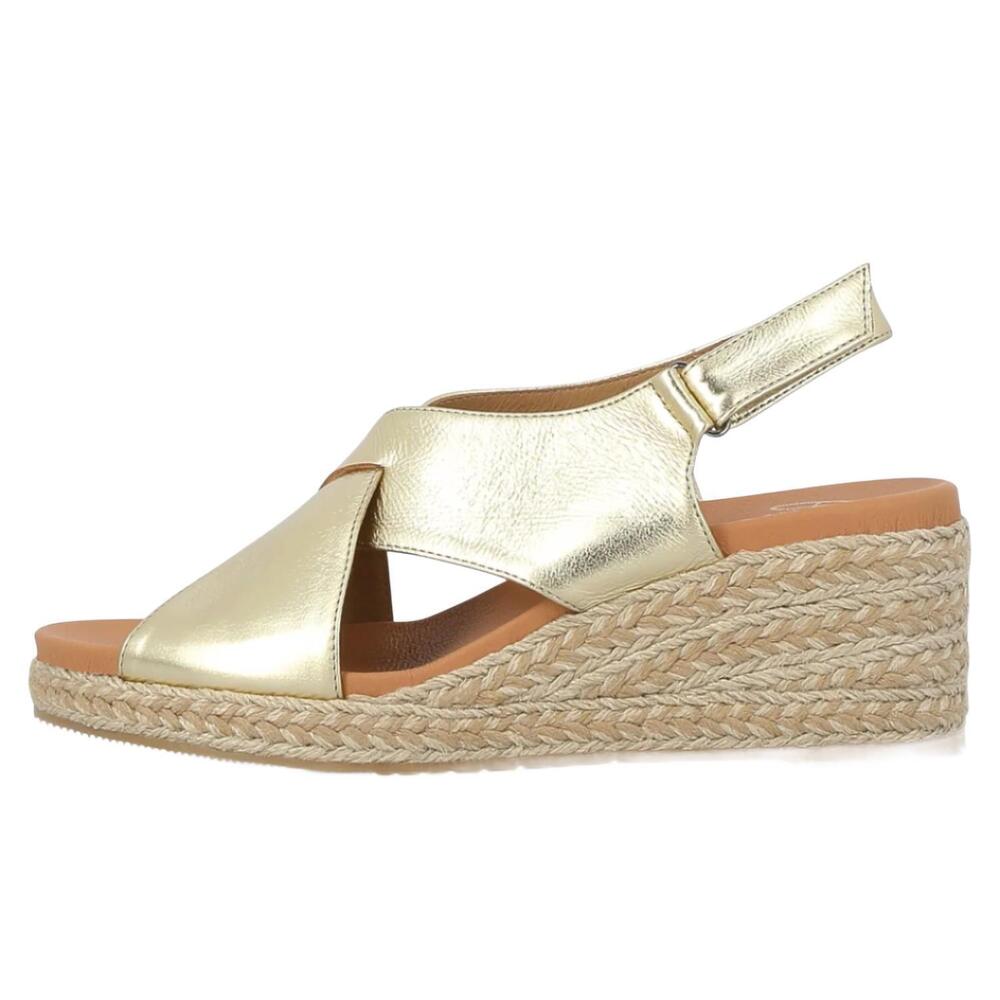 NEW PINAZ women's 6105 wedge sandals in platino